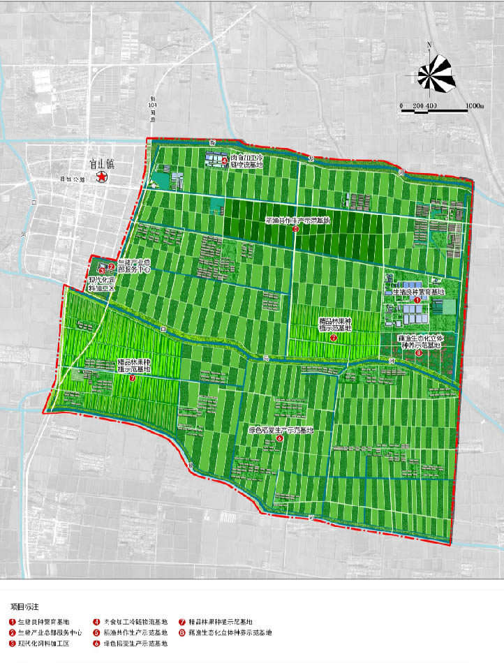 正邦生猪循环产业示范园规划平面图