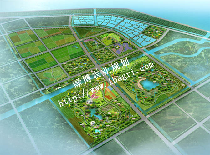 台州湾农业产业园规划效果图